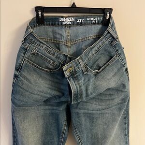Levi's Denizen Men's Blue Jeans Athletic Fit 231 Size 36x34